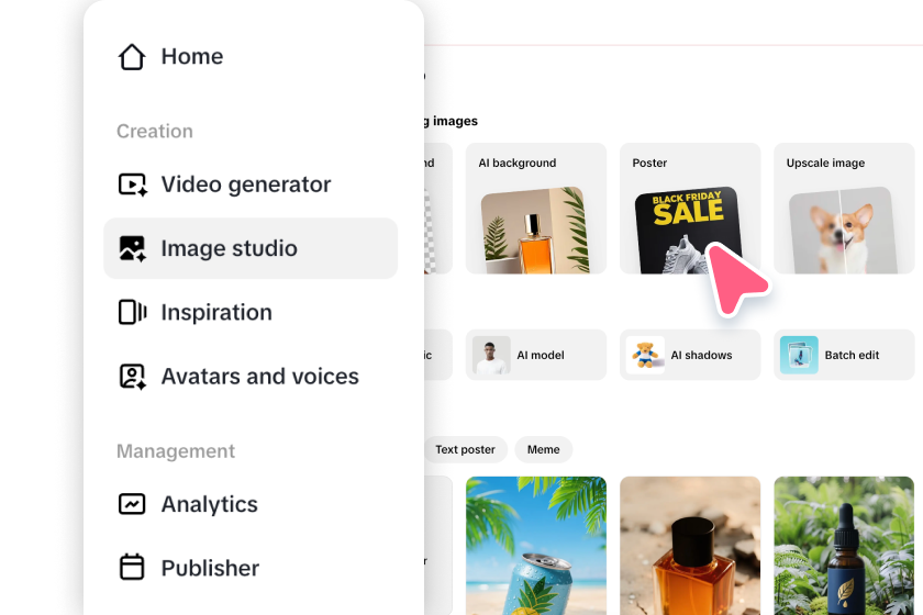 Start by accessing Poster