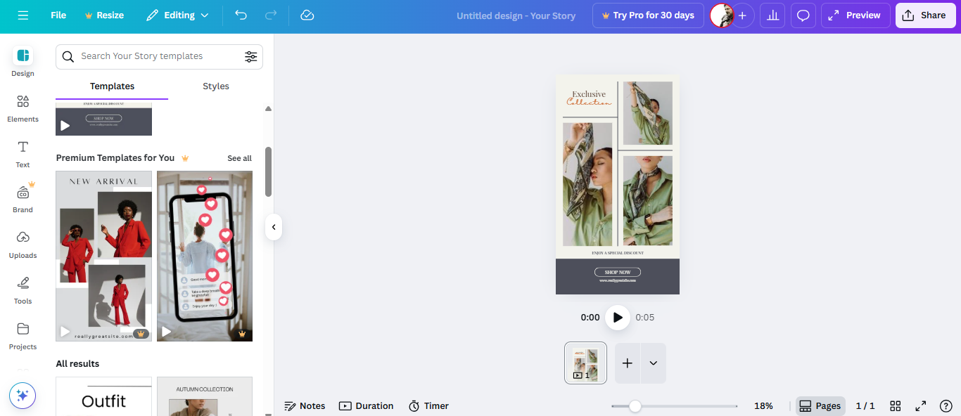 Choose the perfect template