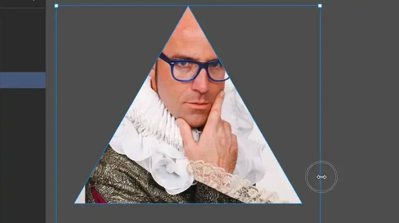 Resize and align the shape