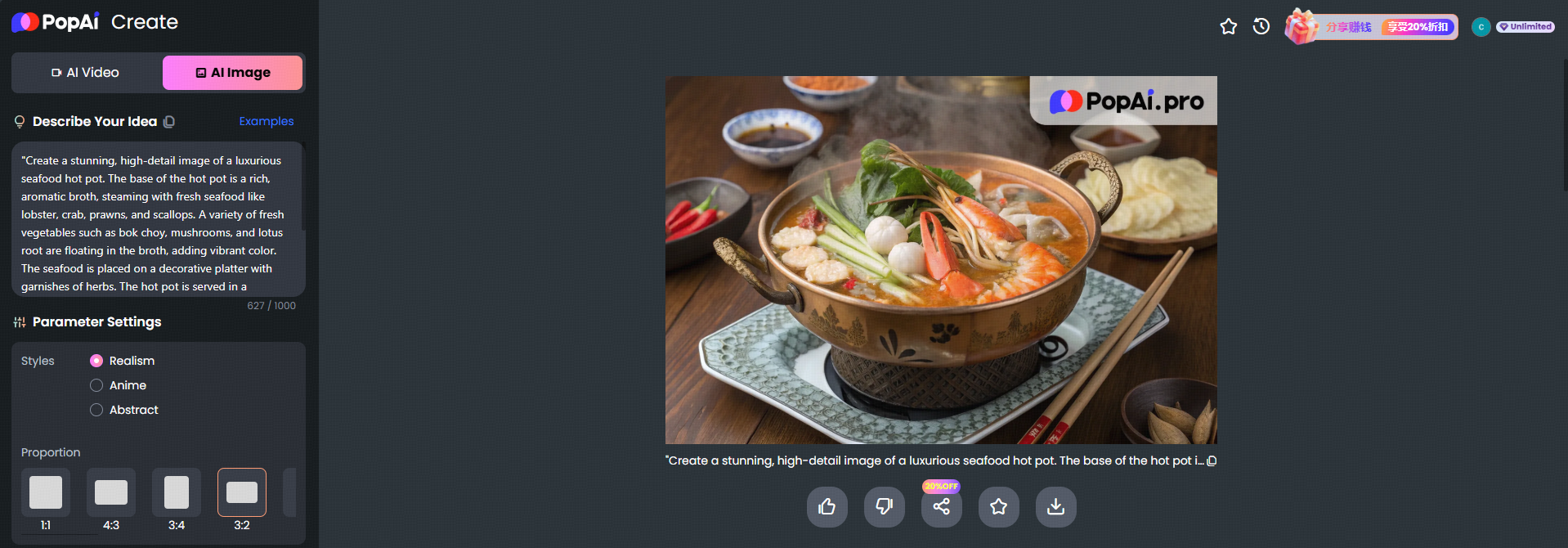 PopAI Pro – ein einfaches KI-Tool für Lebensmittel, das Sie in Betracht ziehen sollten.