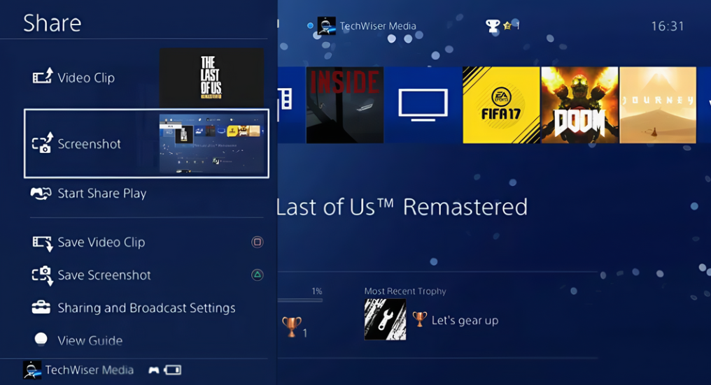 Mevcut oyun için PS4 oyununu yakalayın