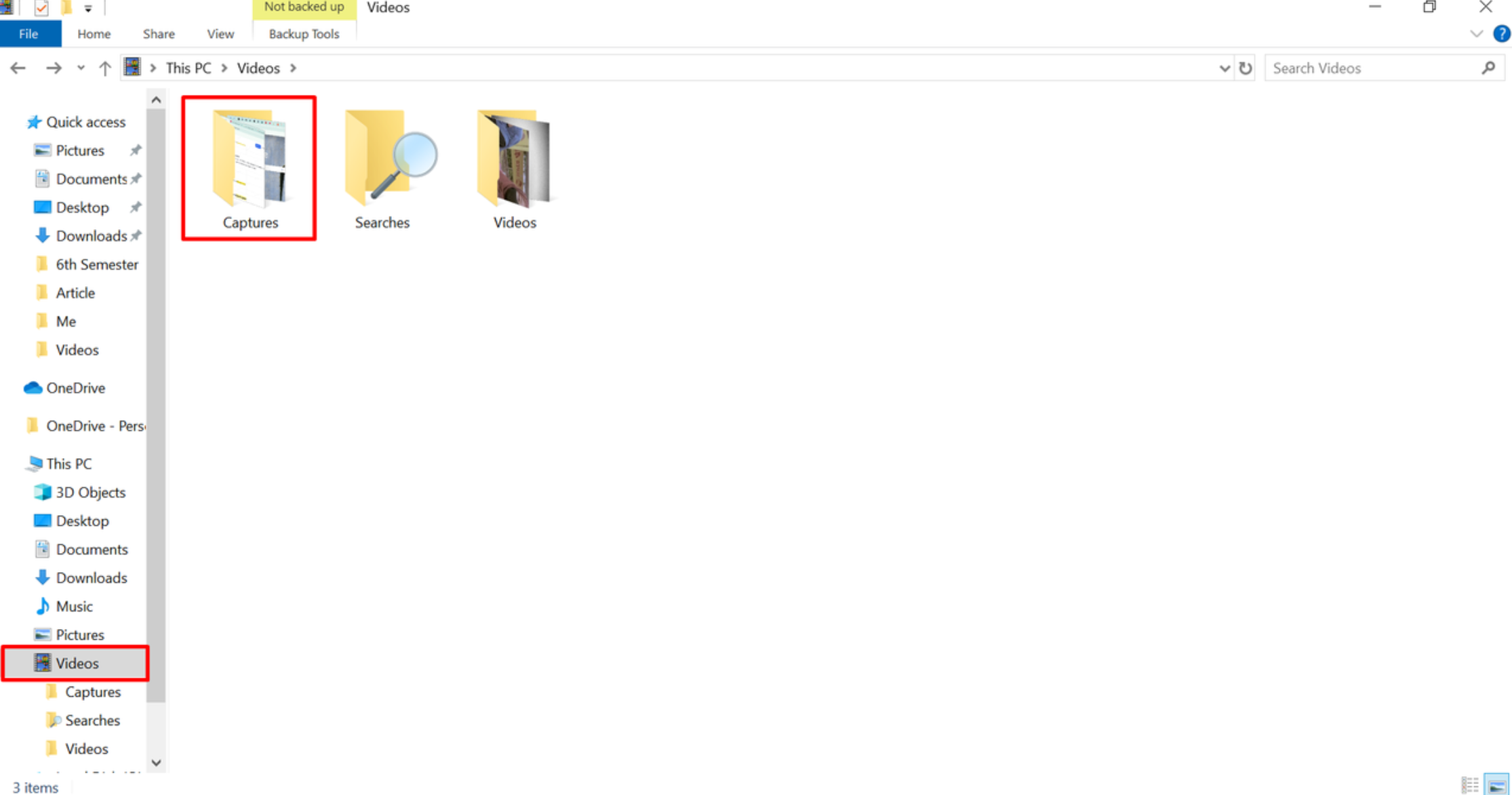 Image showing how to access Xbox screen recordings on PC