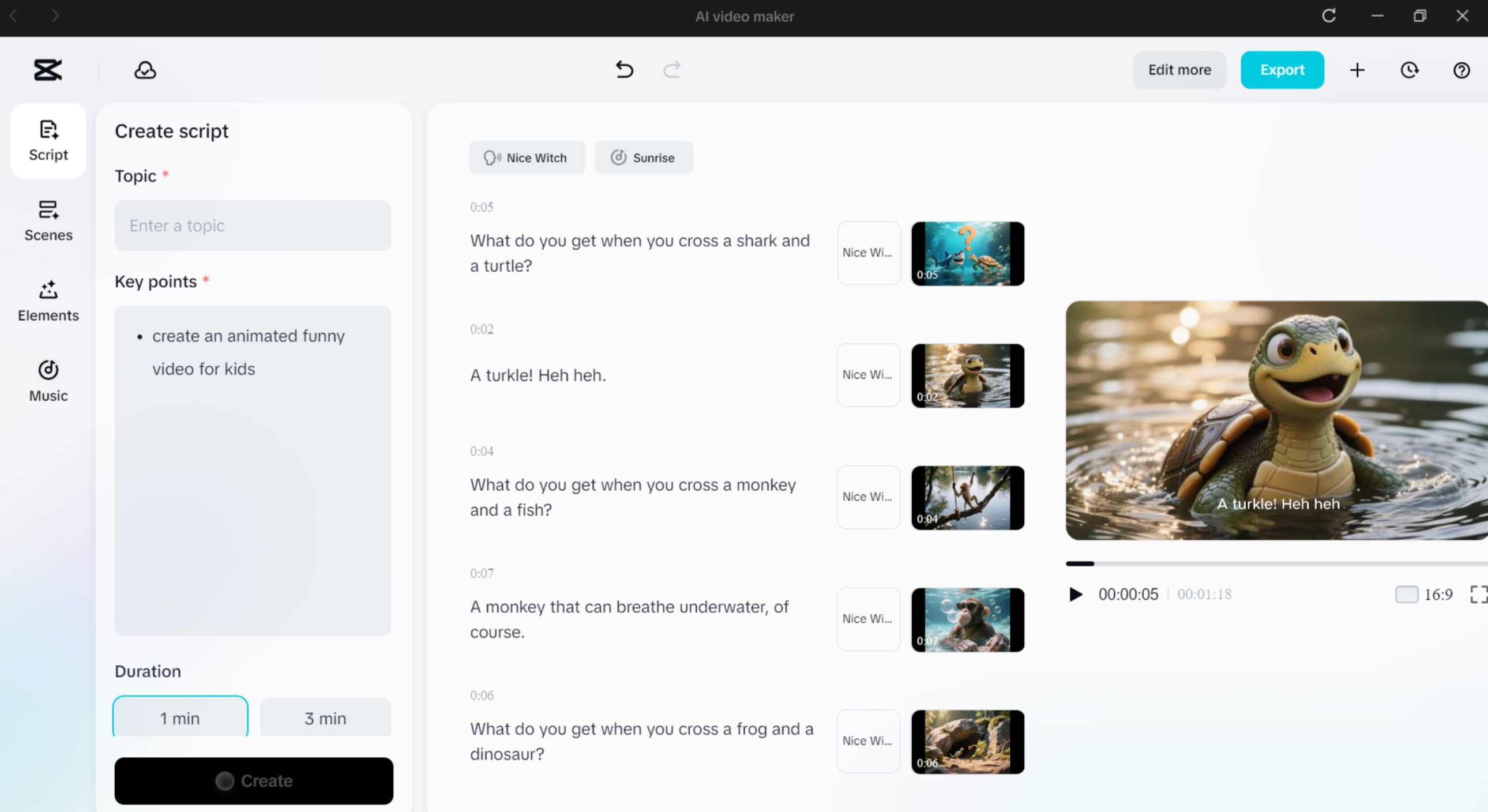 Interface of the CapCut desktop video editor - the best Video Express AI alternative