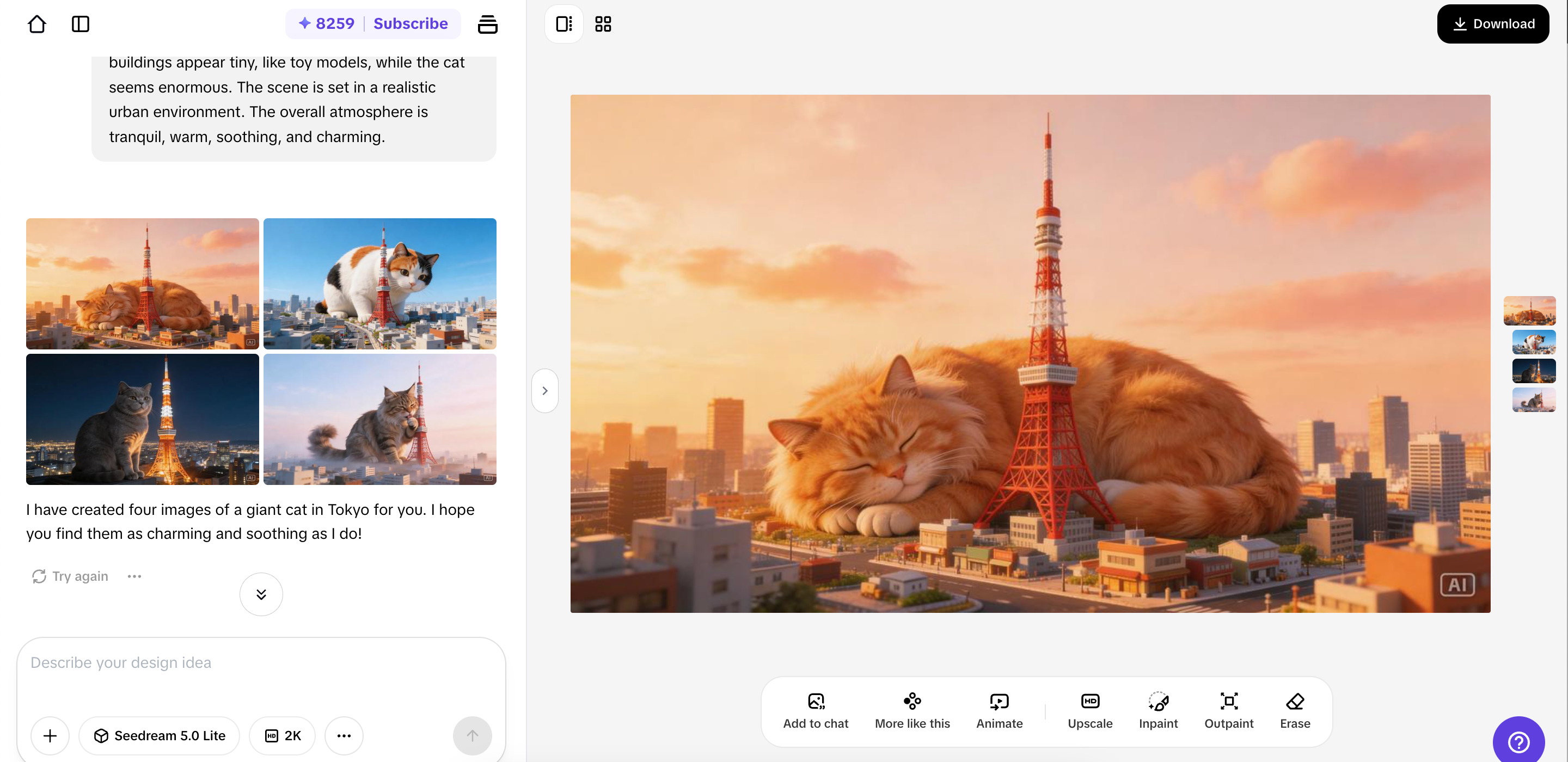 Download your design