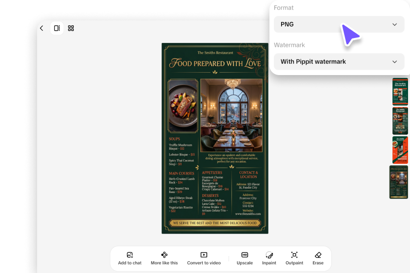 Exportera din broschyr