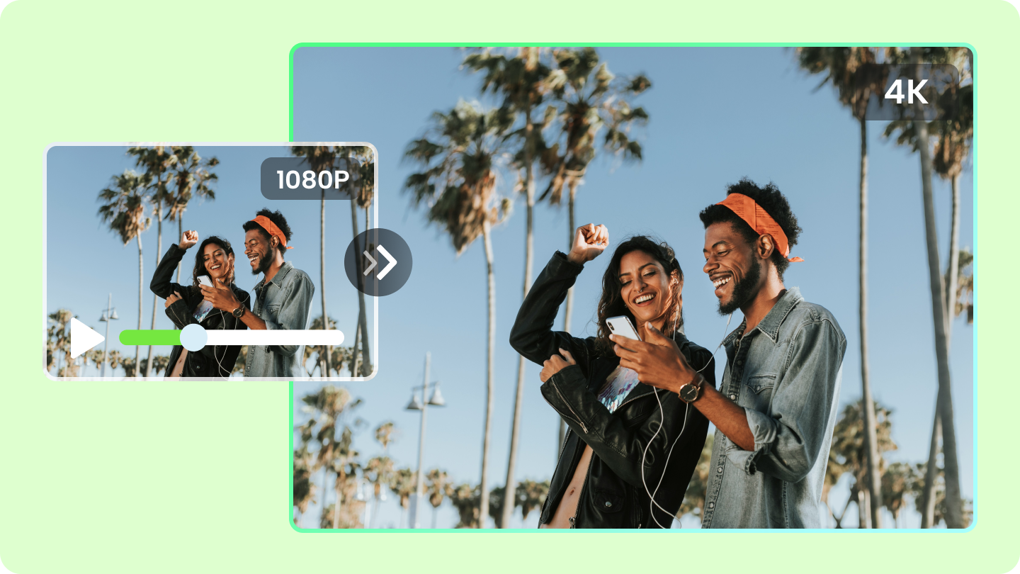 how to upscale video