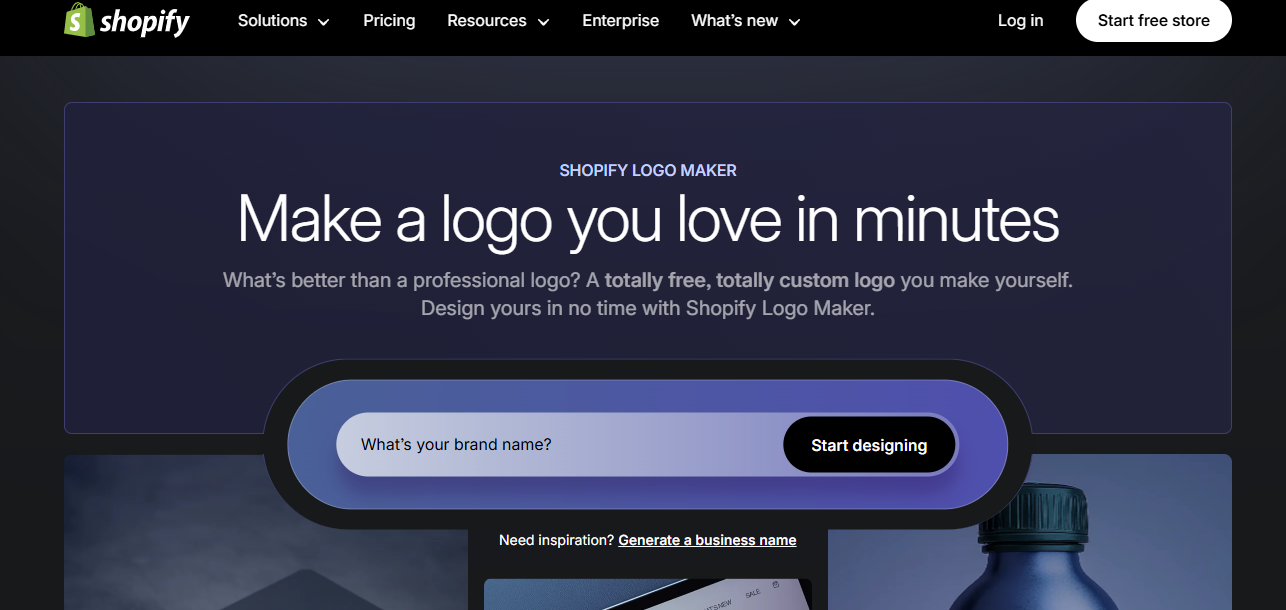 Shopify logo maker