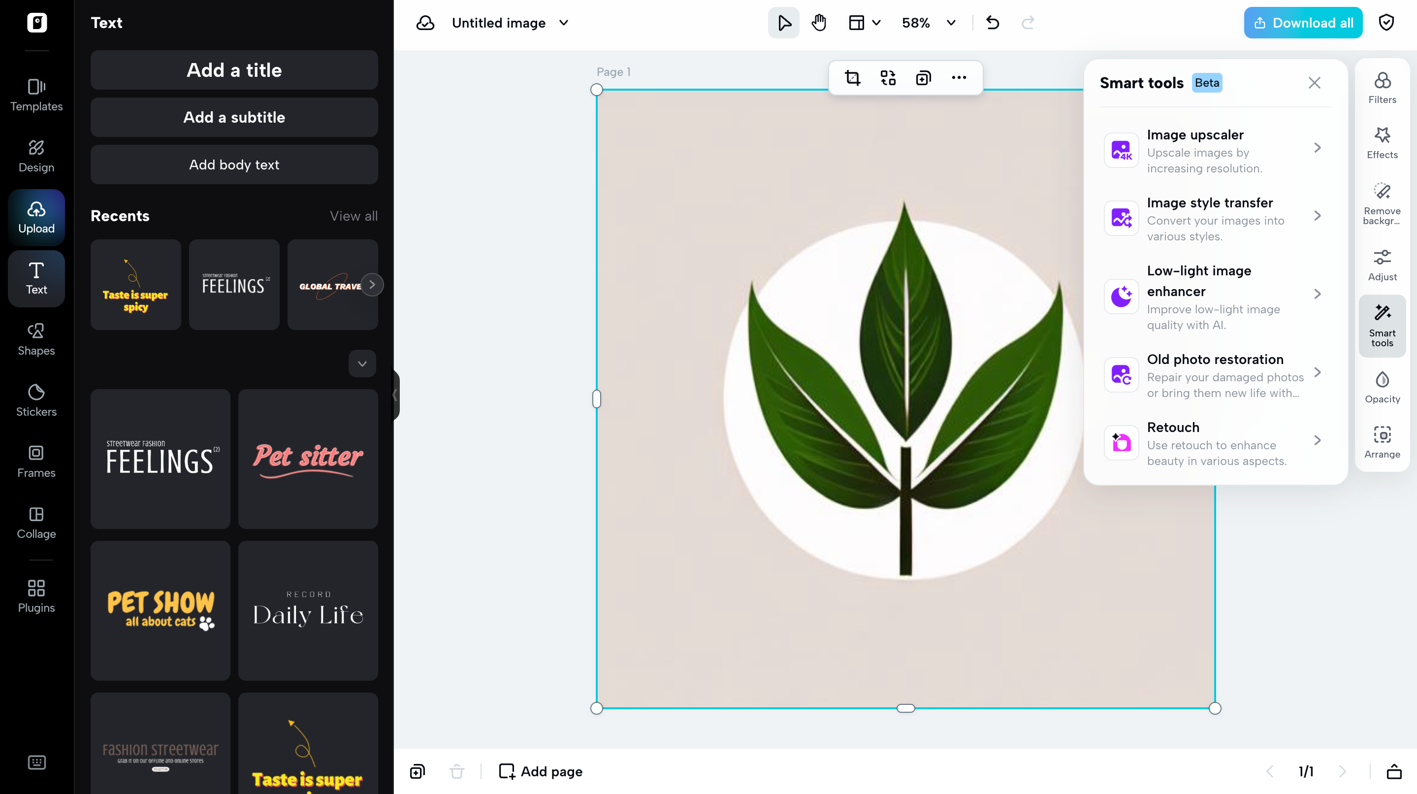 Professional design tools