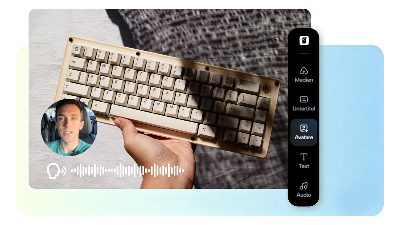 KI-Voiceover & digitale Avatare zur Anpassung