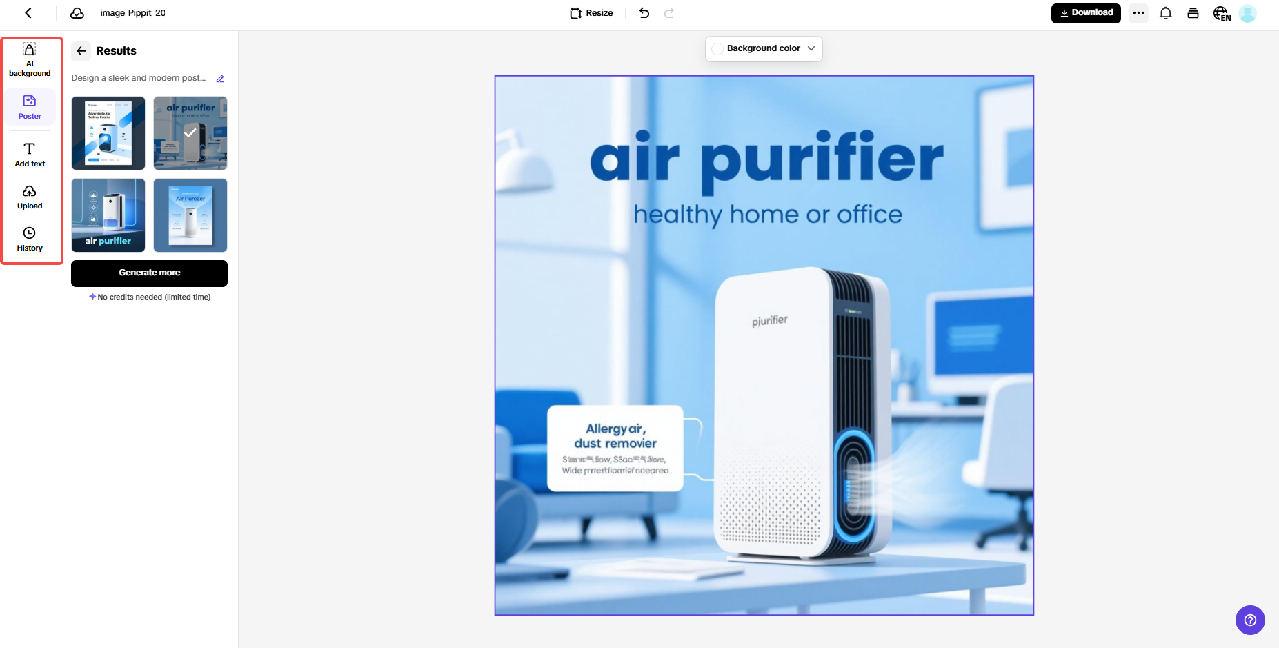 Customize your poster