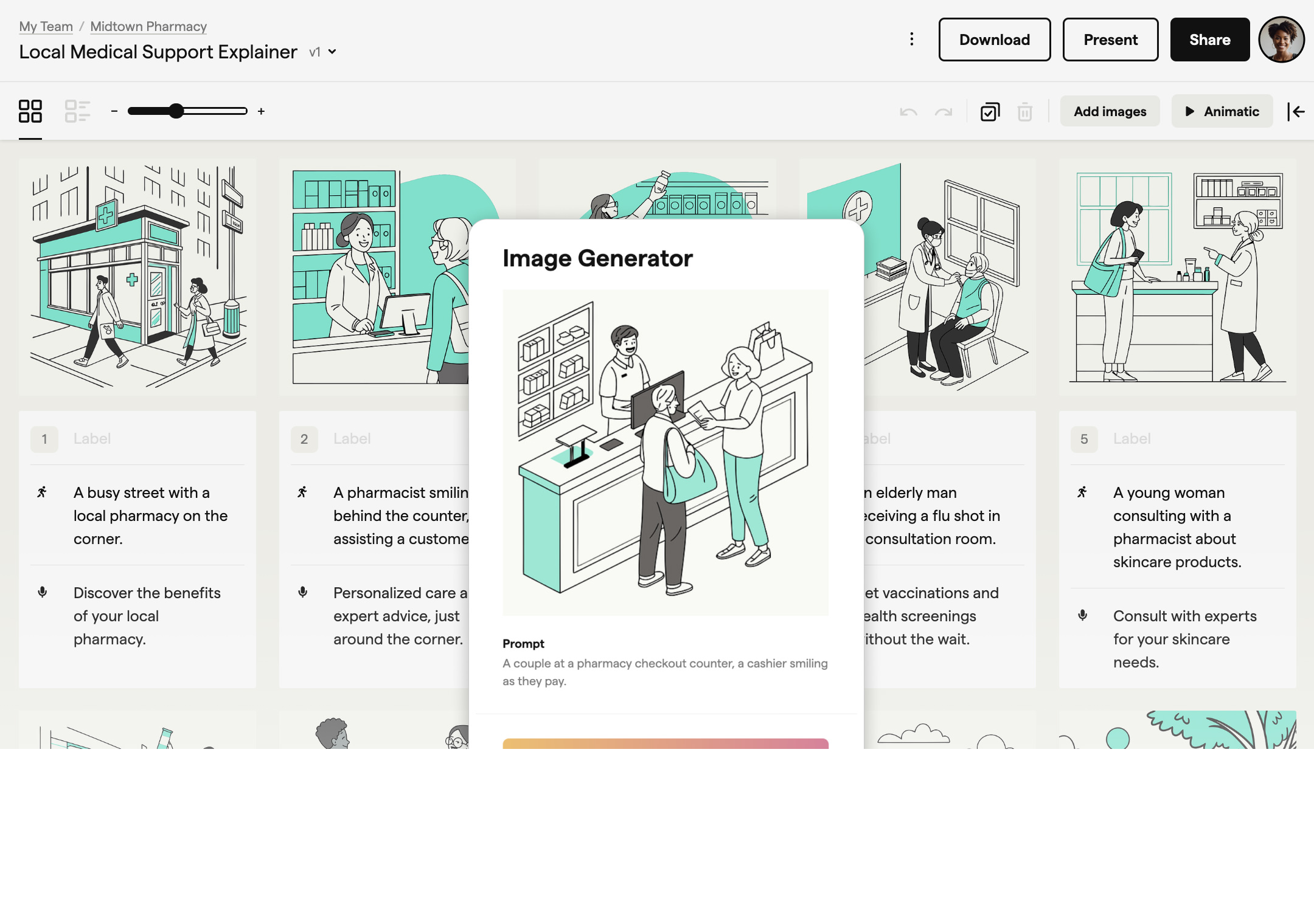Boards - Best tool for storyboard template AI