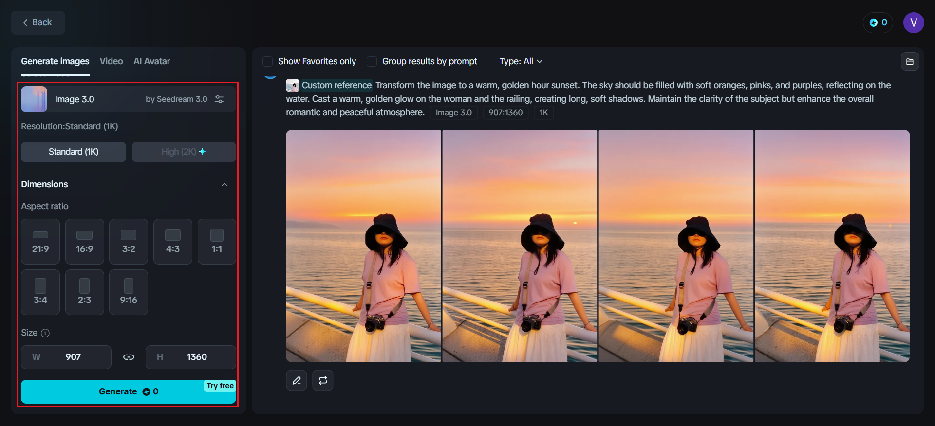 Generate your image