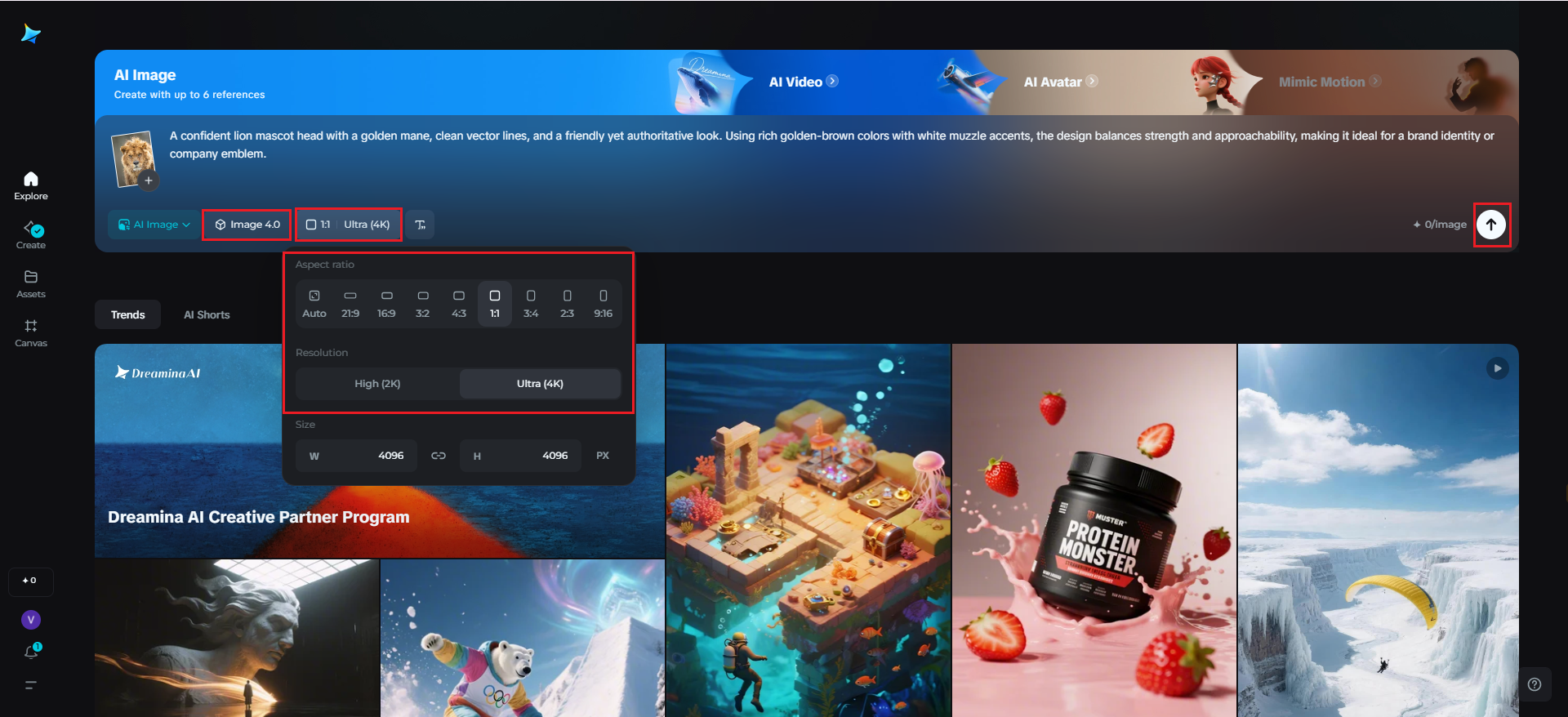 Generate with Seedream 4.0