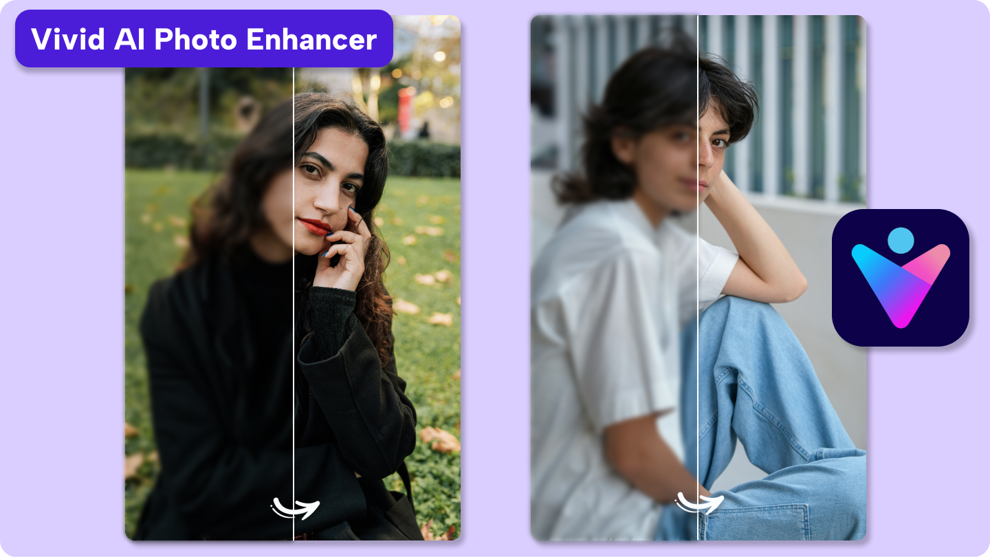 Lebendiger KI-Fotoverstärker