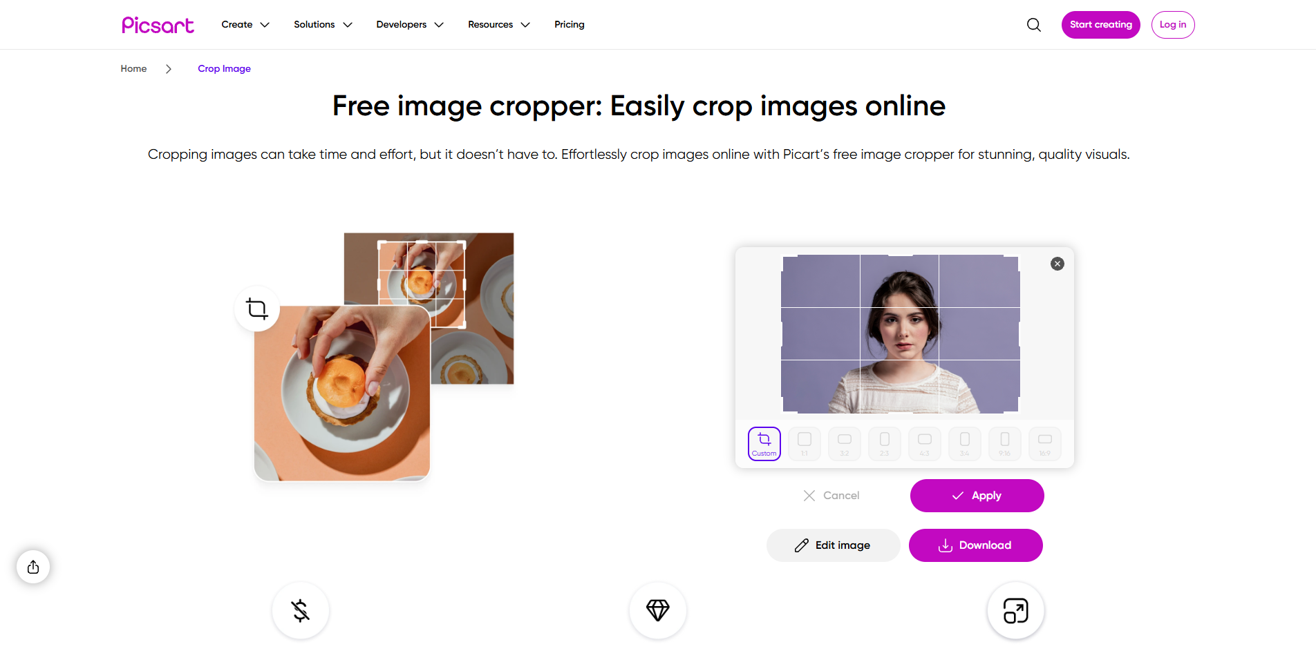 Picsart interface