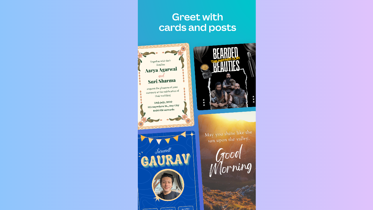 Canva app for text animation