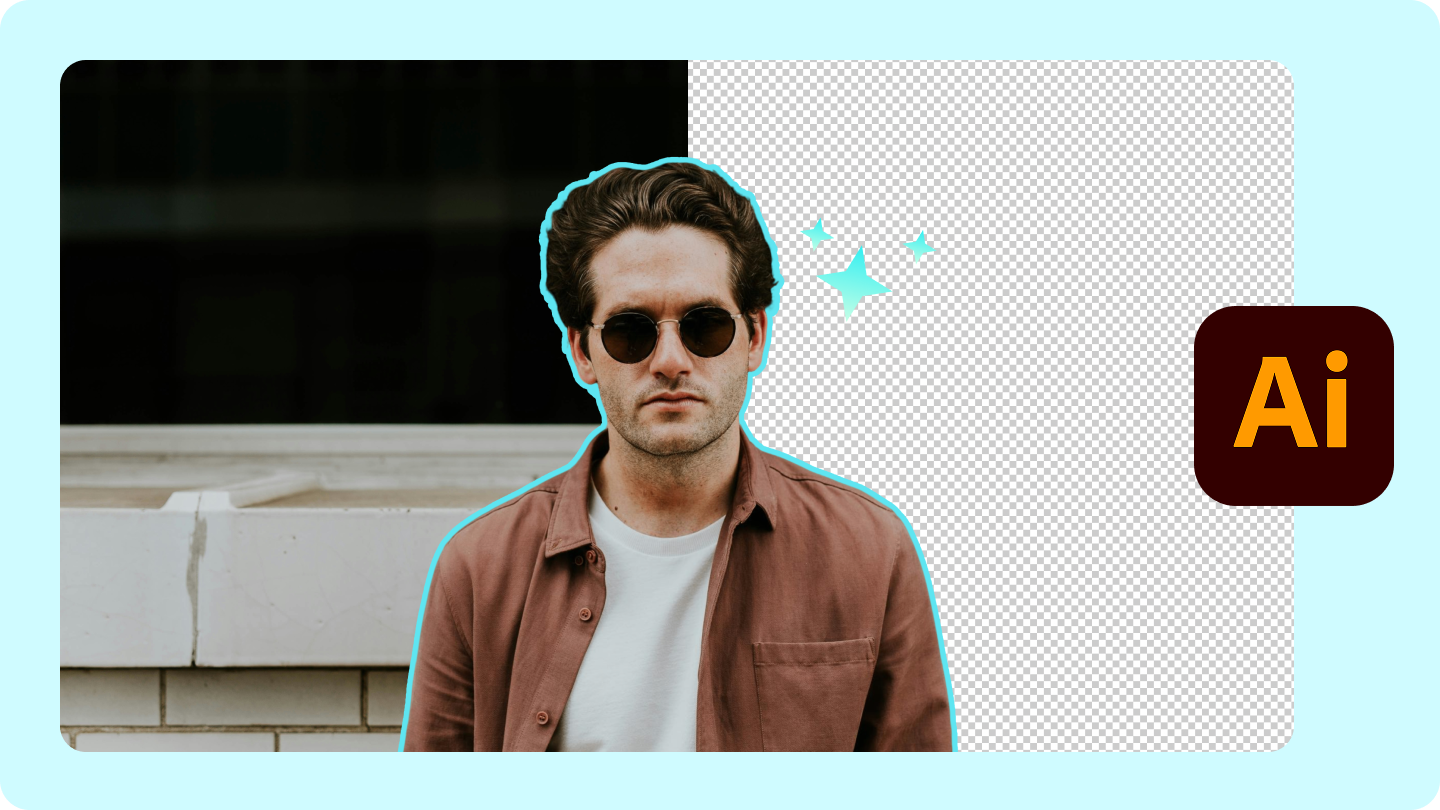 how to remove background in illustrator