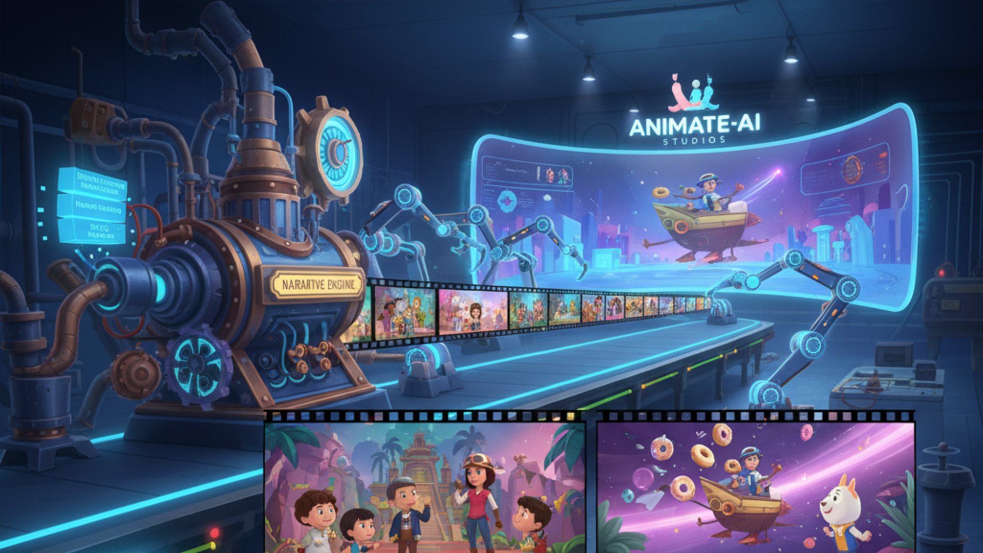 Use of OmniHuman 1.5 in automating content process