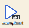 Generally subtitles are exported as SRT files