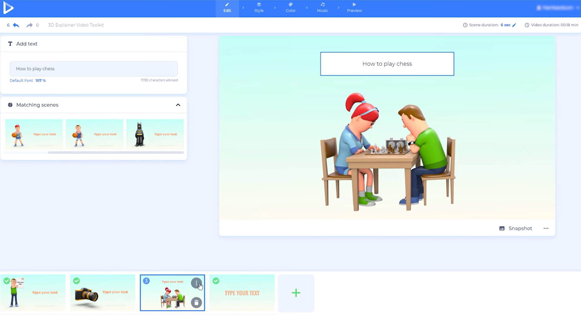 Mostrando como fazer uma animação 3D online com Renderforest