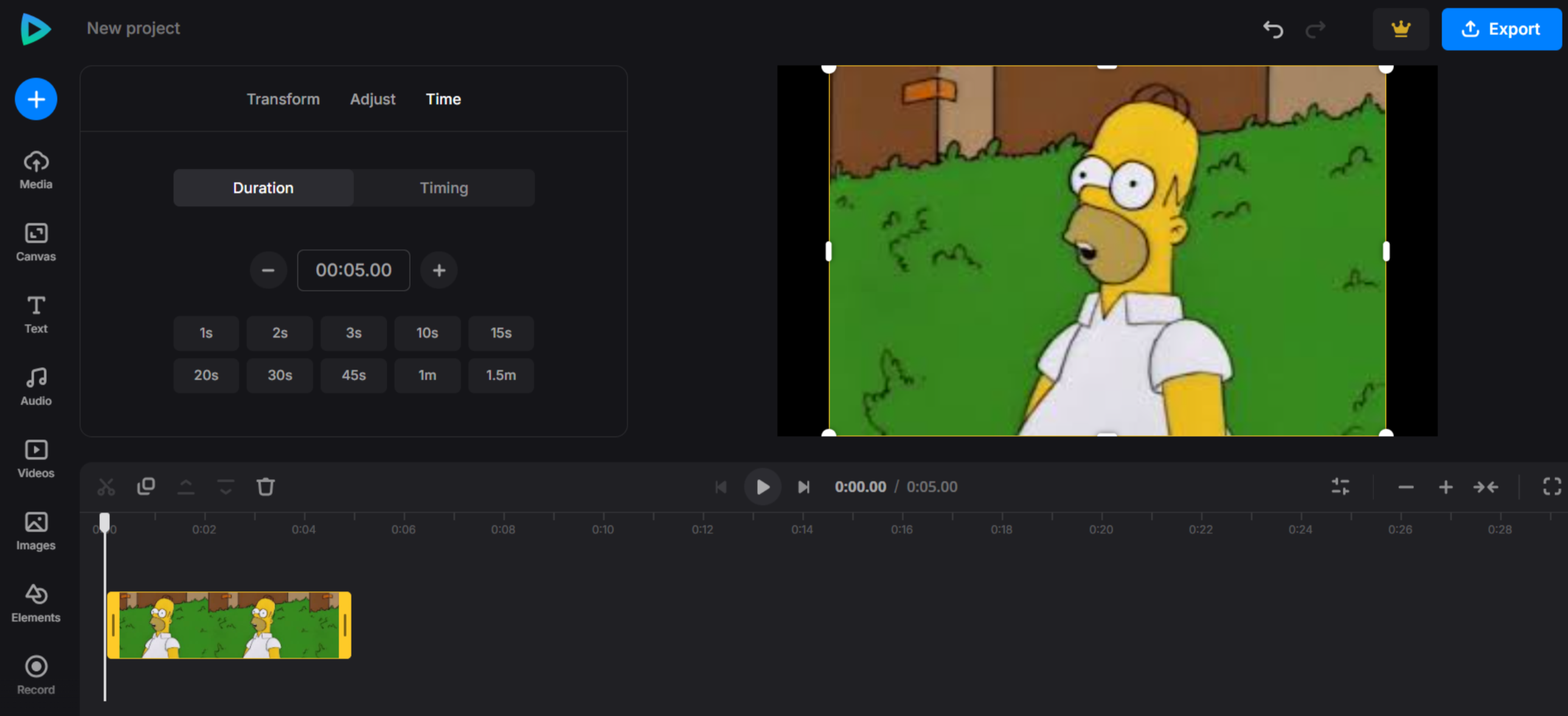 Clideo - a web-based tool for GIF speed edit