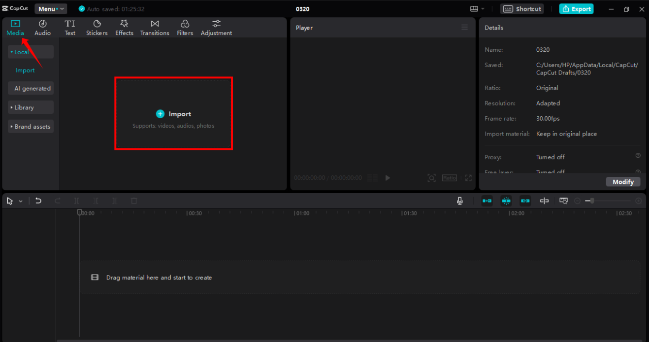 Upload your video