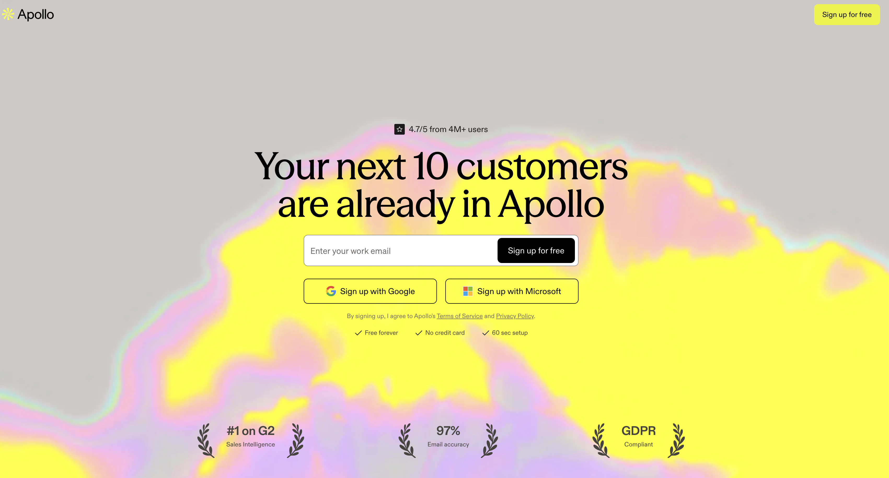 Apoolo.io Homepage