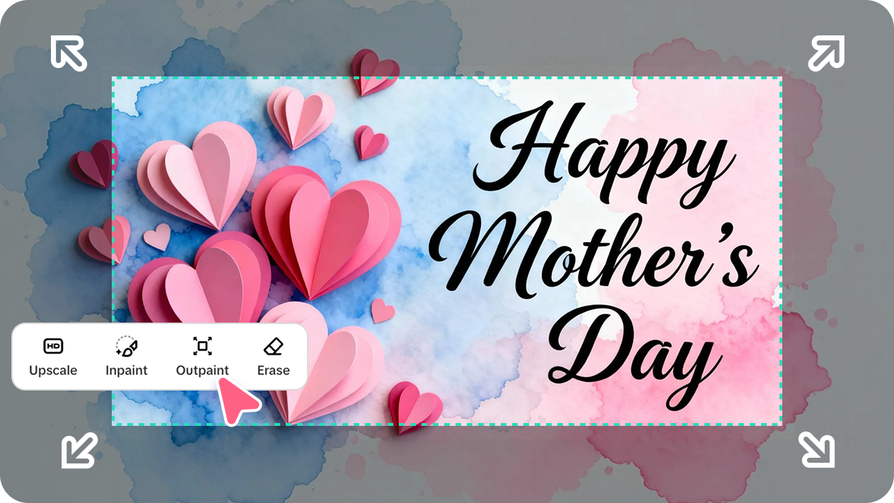 AI editing tools for card design