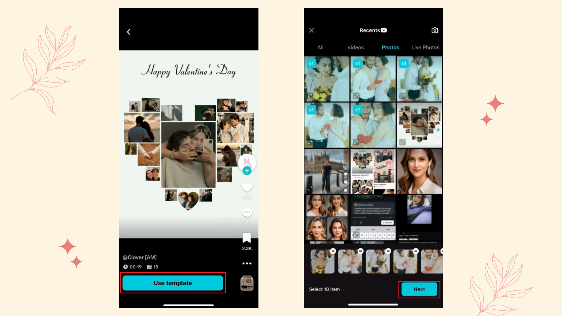 Upload photos and generate video