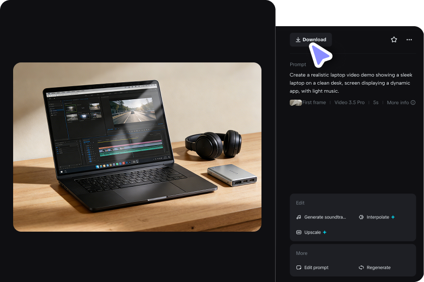 Download your mockup video