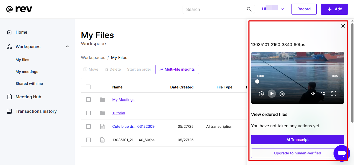 Rev subtitle translator