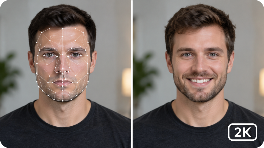 Generate realistic face morphs with deeper visual understanding