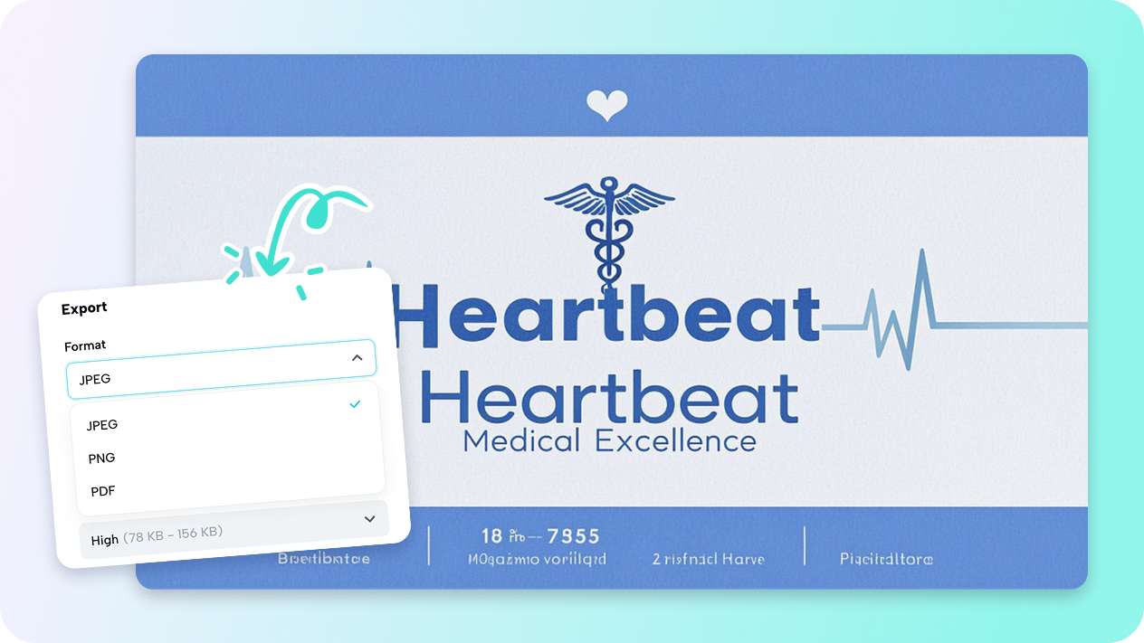 Available export formats