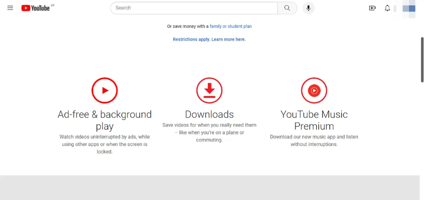 YouTube Premiumv