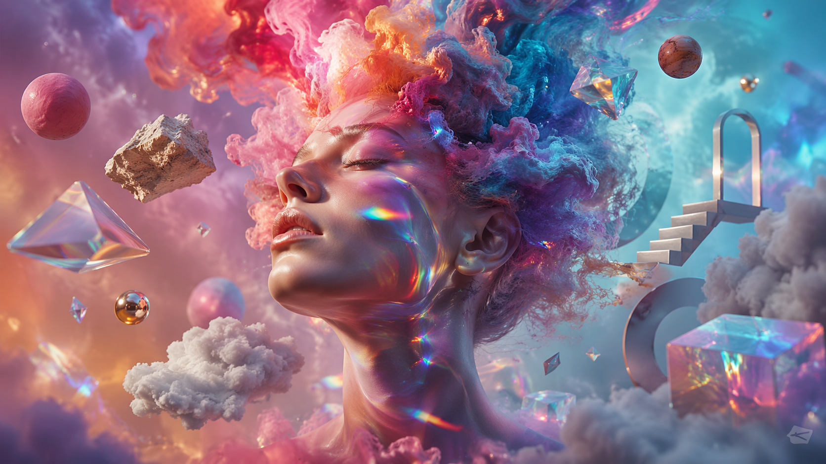 Halimbawa ng prompt ng Dreamina Image FX AI 1: Prism FX Showcase