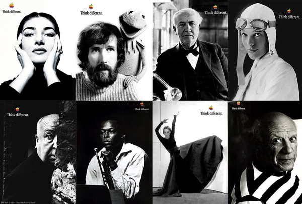 Apple "Think Different" (1997) poster