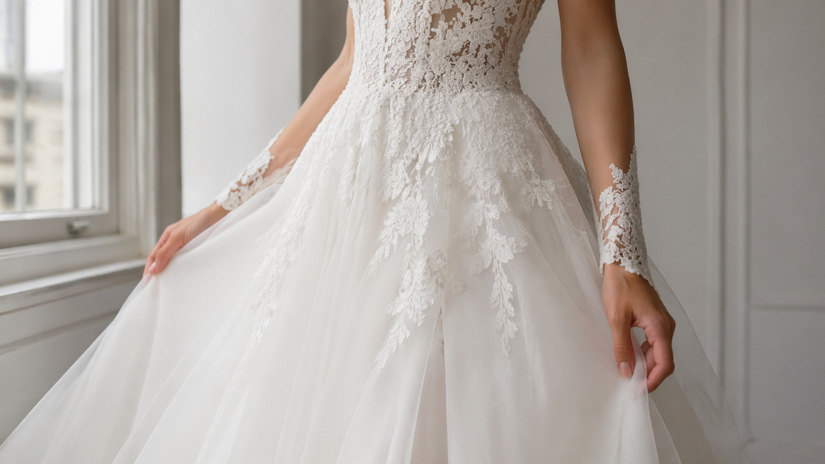 Dreamina virtuelles Hochzeitskleid Probieren Sie auf Prompt Beispiel 2: Satin Brautkleid
