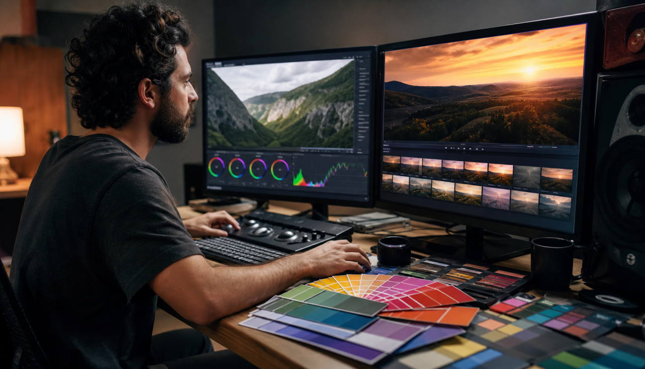 How to Use Gradient Maps for Creative Color Grading in Photos and Short-Form Video Content