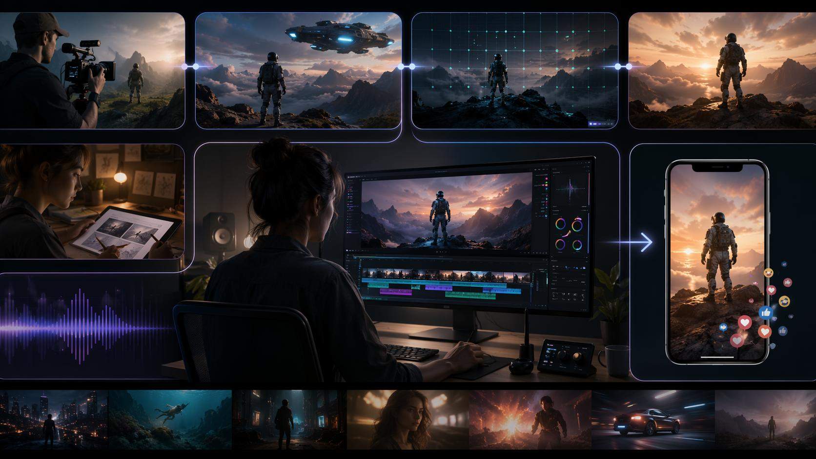 AI Video Editor for Creators example 2