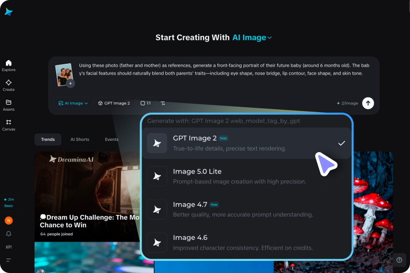 Adjust settings & generate