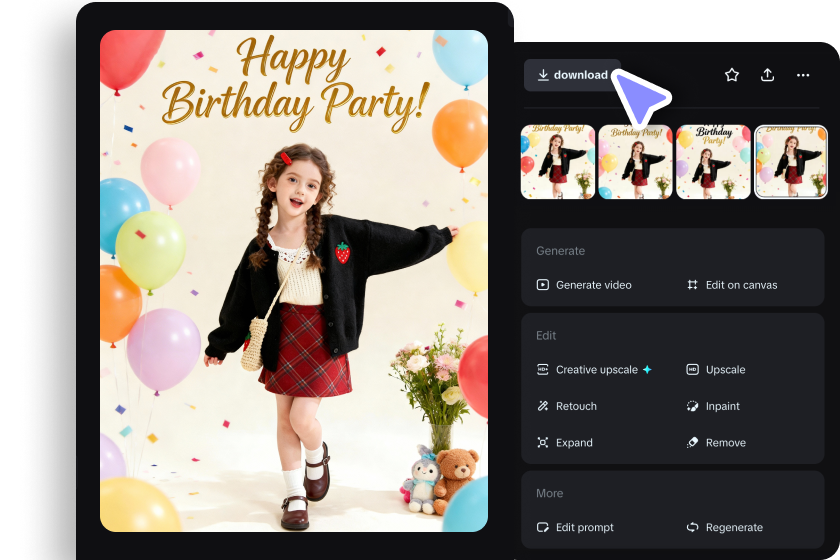 download birthday invitation