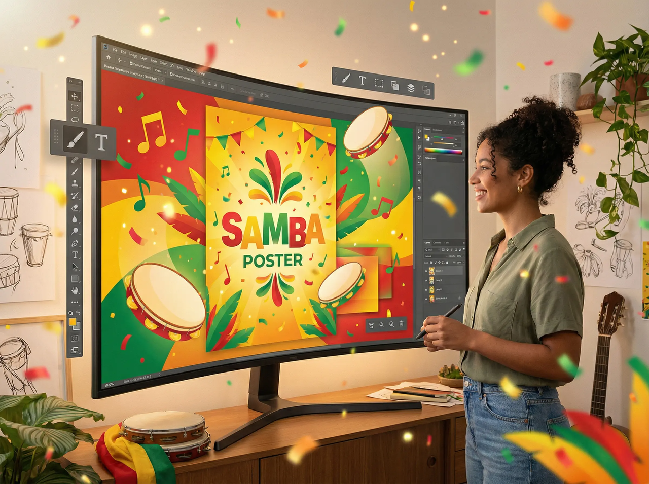 Create Amazing Samba Event Posters with AI: A Complete Guide to CapCut