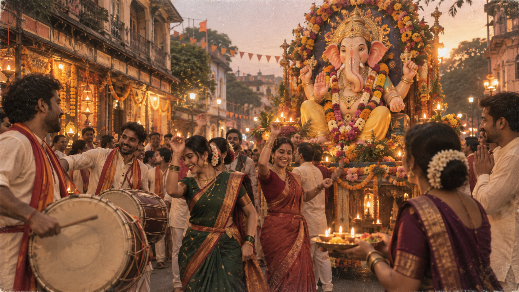 Goodbye Bappa Ganpati Visarjan Ai Prompts original visual 3