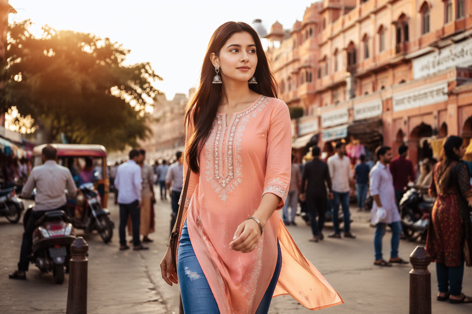 Kurti Denim AI Prompt prompt