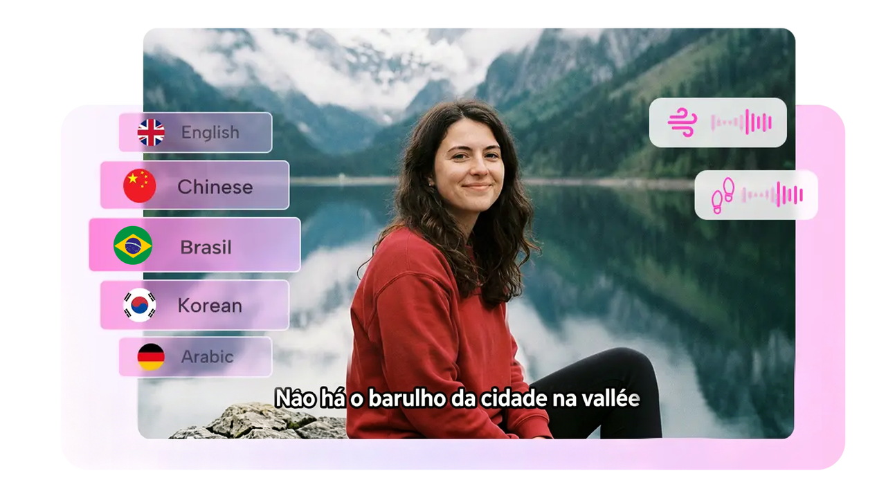 Vozes e sons de fundo