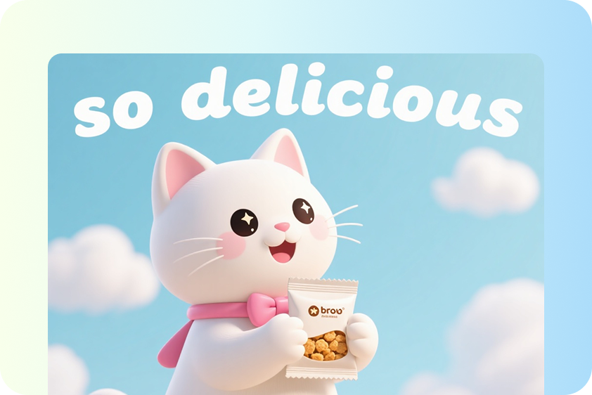 Humorous cat memes for a brand