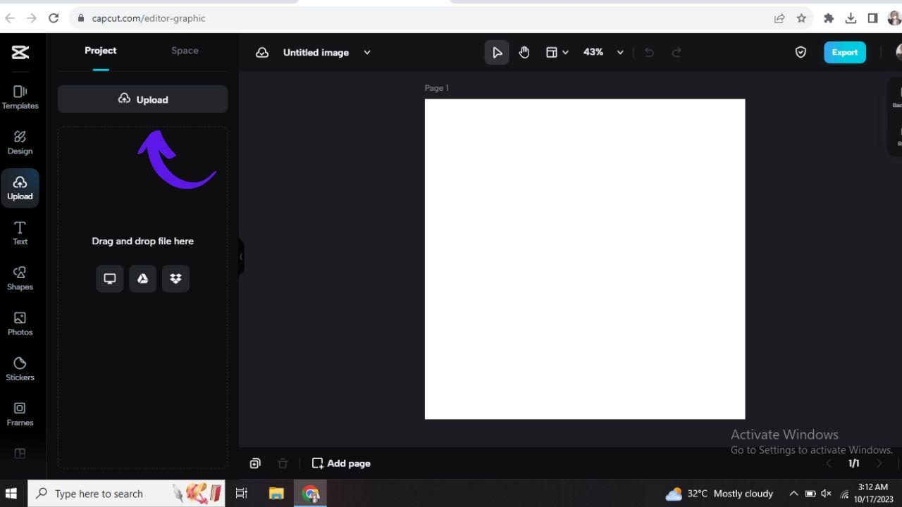 upload