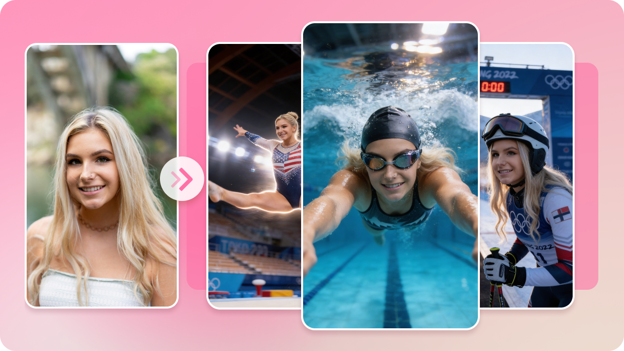Olympische Spelen 2026 wintersport Olympische filter avatar.