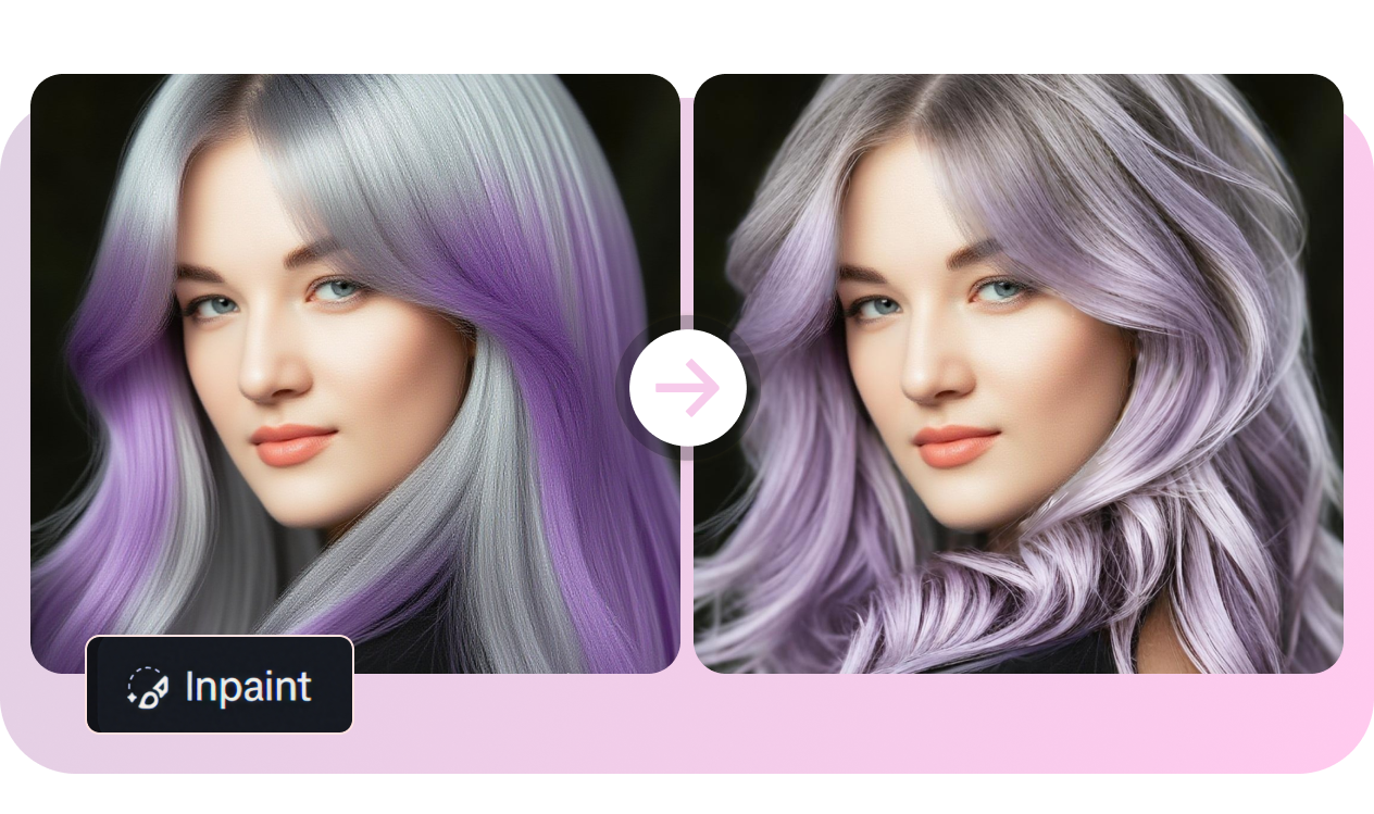 Hassasiyetle saç rengi değiştirici