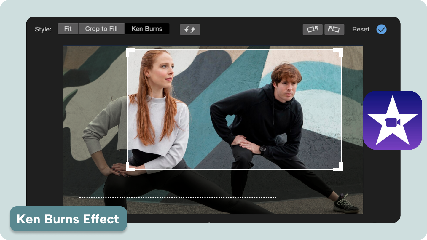 imovie ken burns effect